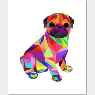 Pug Dog Molly Mops Posters and Art